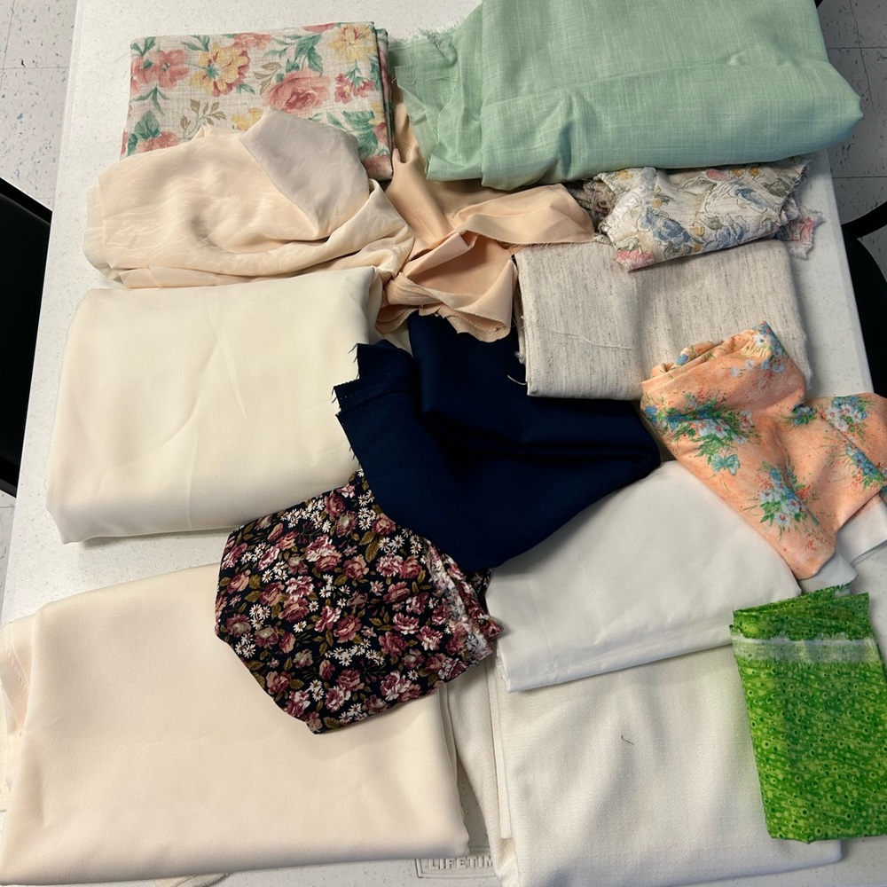 Big lot of Vintage fabric
